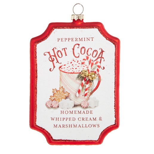 4.75 Inch HOT COCOA ORNAMENT