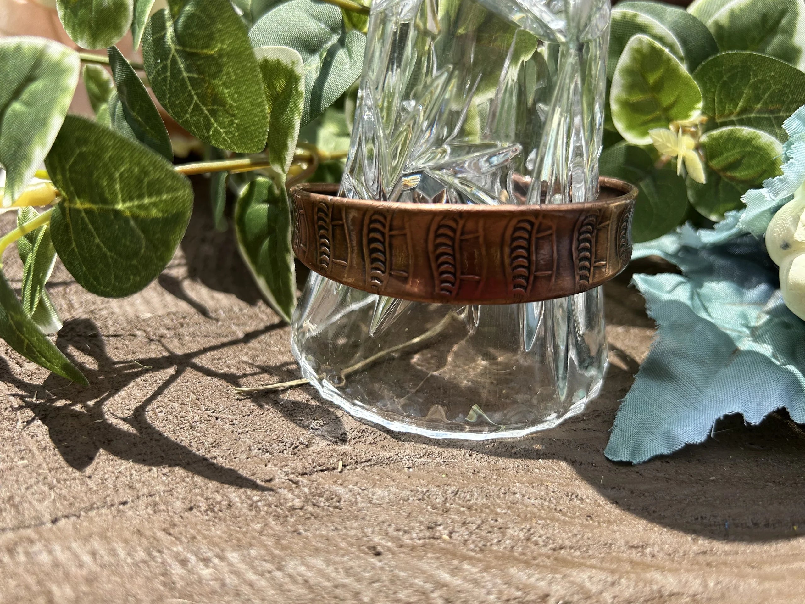 Long Leaves Cuff Bracelet