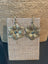 Golden Flower Chain Necklace & Earring Set