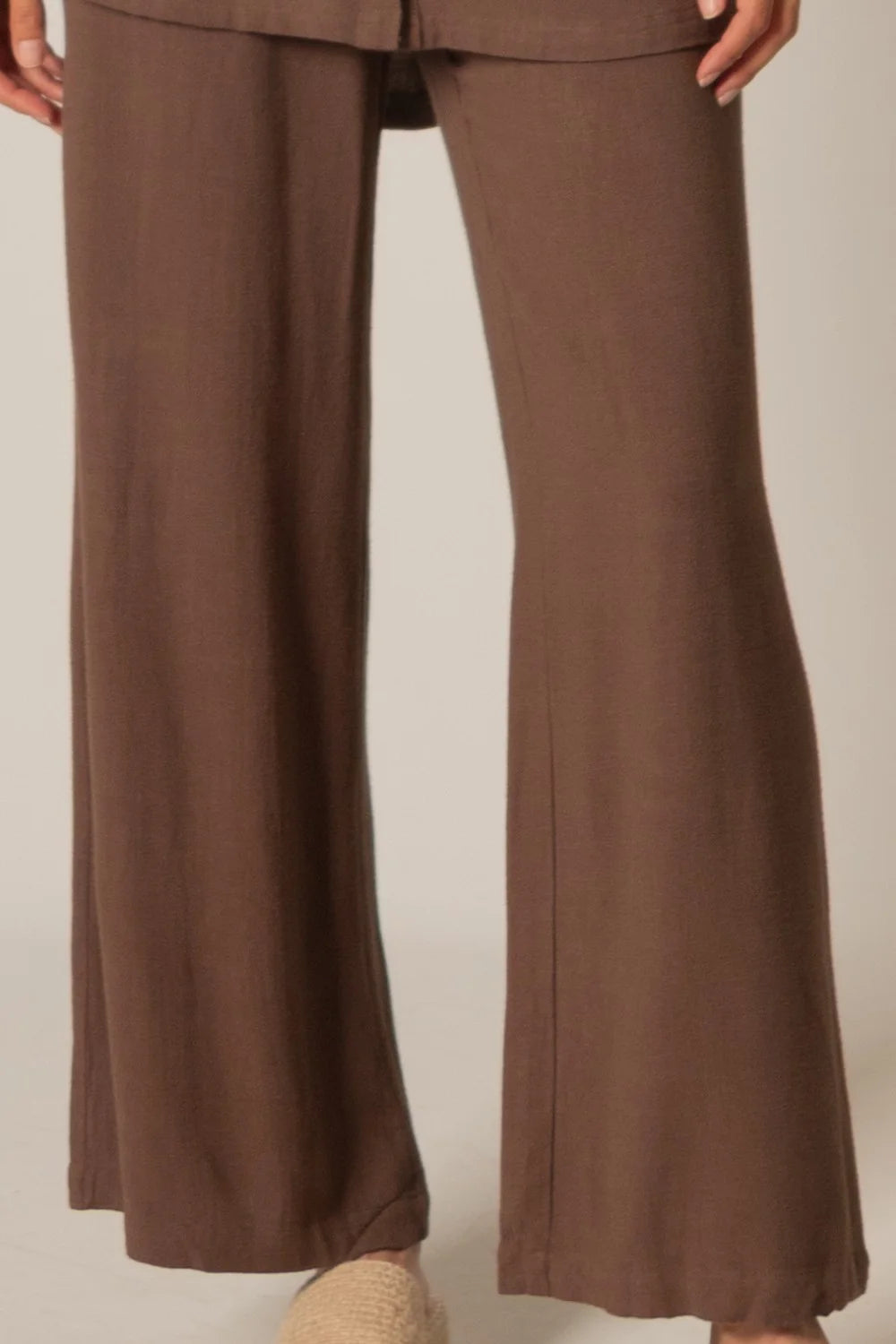 Cocoa Bliss Linen Pants
