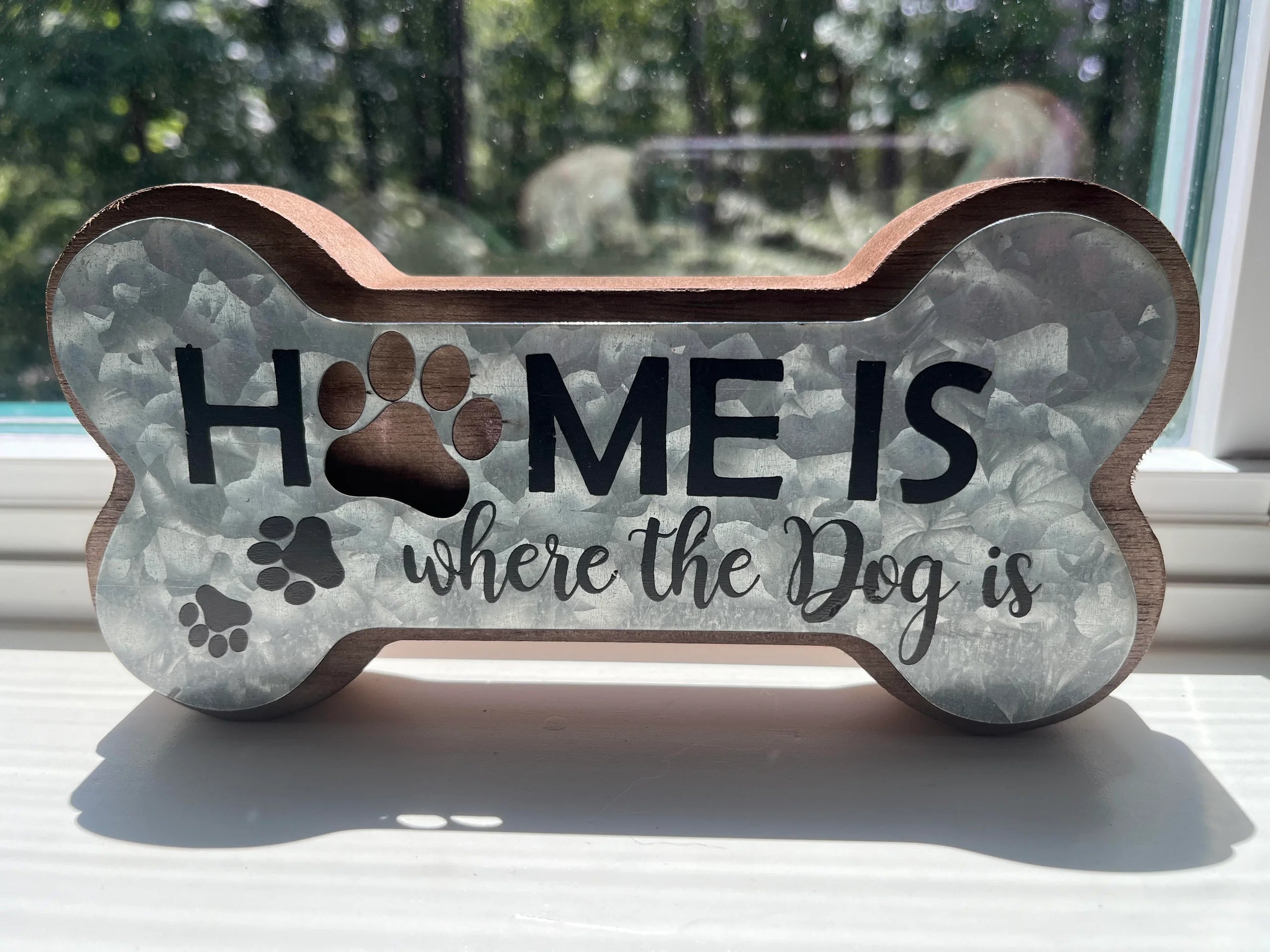 Dog Bone Home Block Signs - Assorted Styles