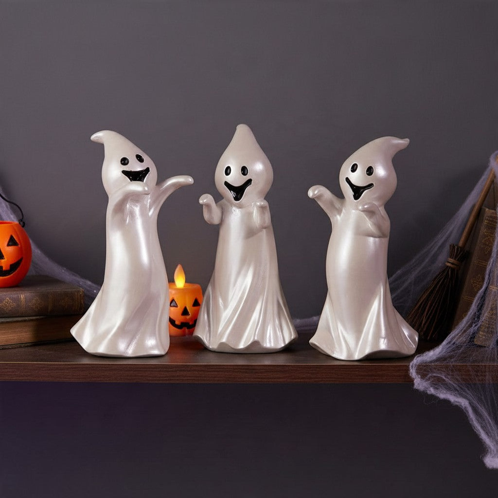 Pearly Ghost Shelf Sitters - Assorted Styles
