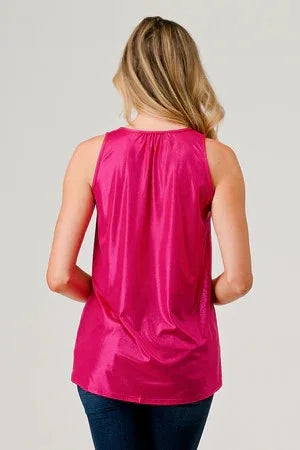 The Shimmery Tank - Assorted Colors