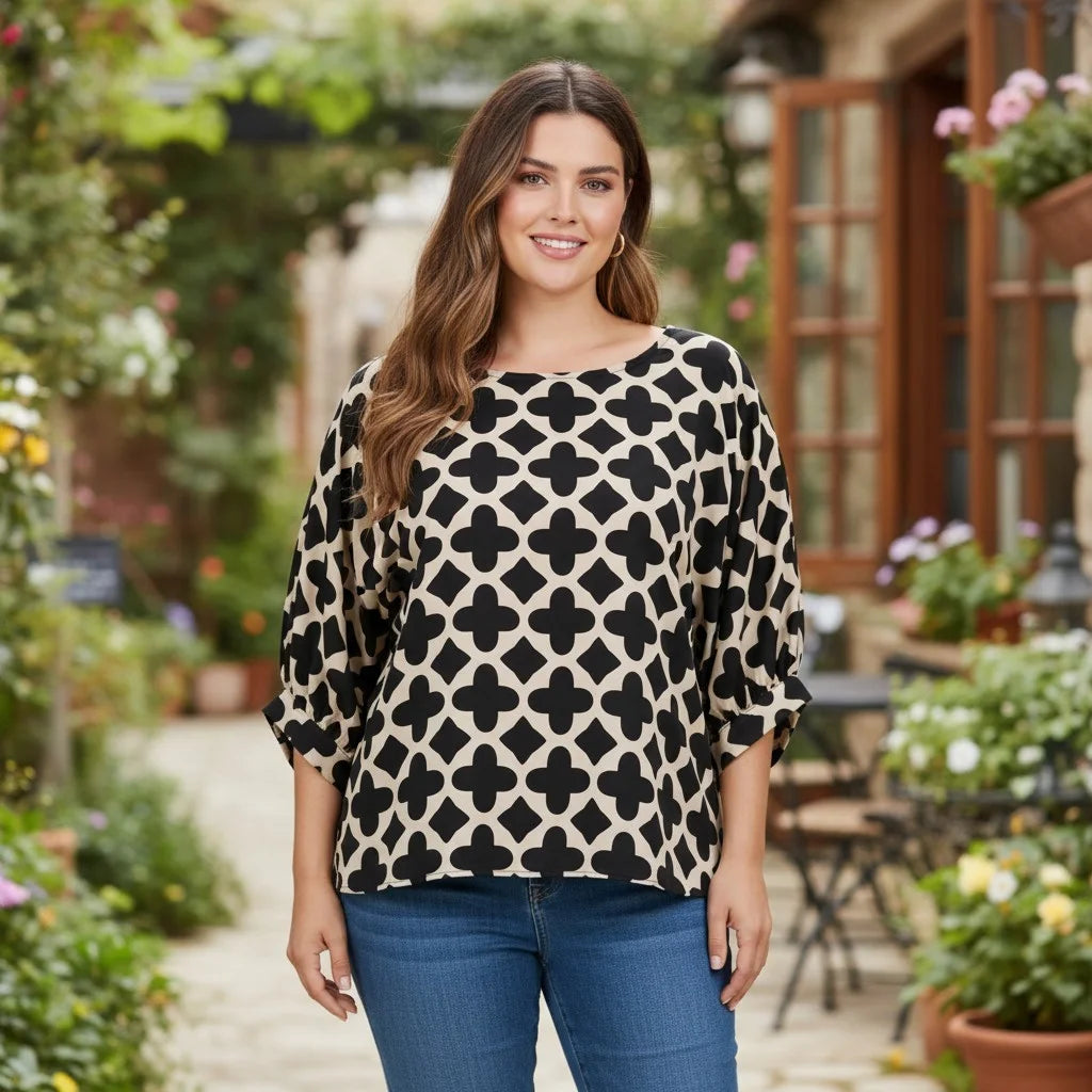 It's All About the Geo Blouse