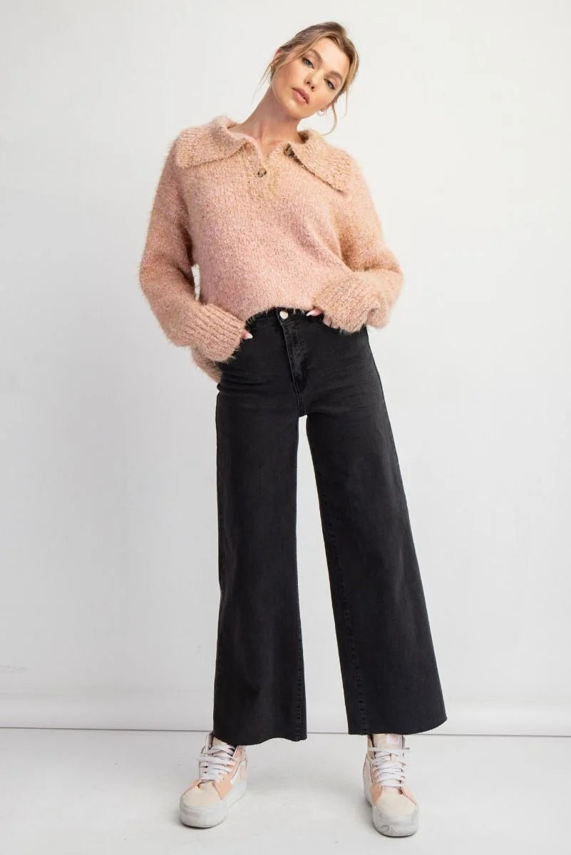 The Mina High Waisted Twill Pants