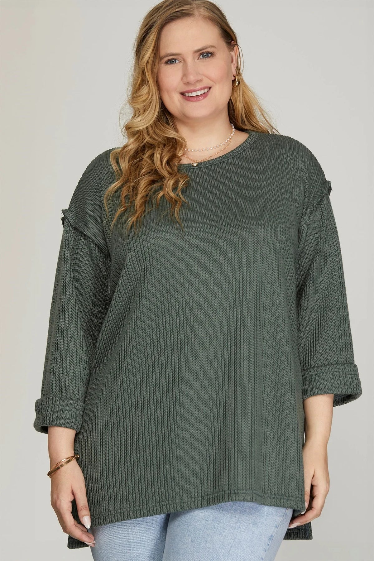 Get Up and Go Knit Top