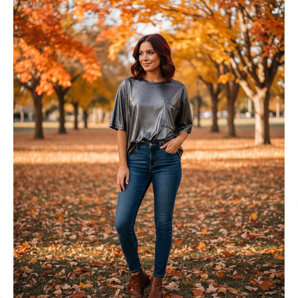 The Shimmer Tee - Assorted Colors
