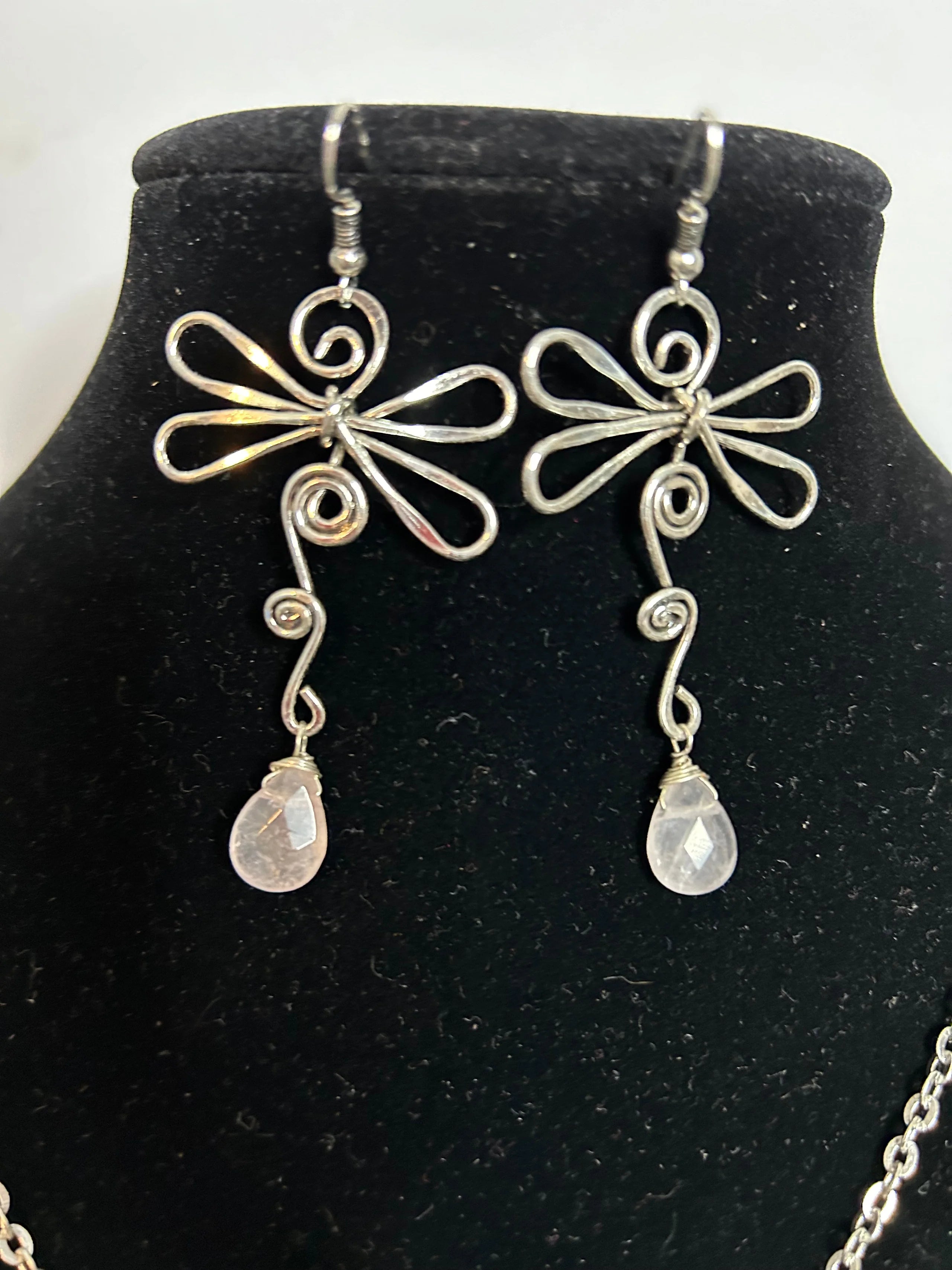 Fly Me Away Necklace and Earrings