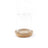 Mango Base Hurricane Jar Candle Holder