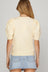 The Ivory Anna Short Sleeve Sweater Top