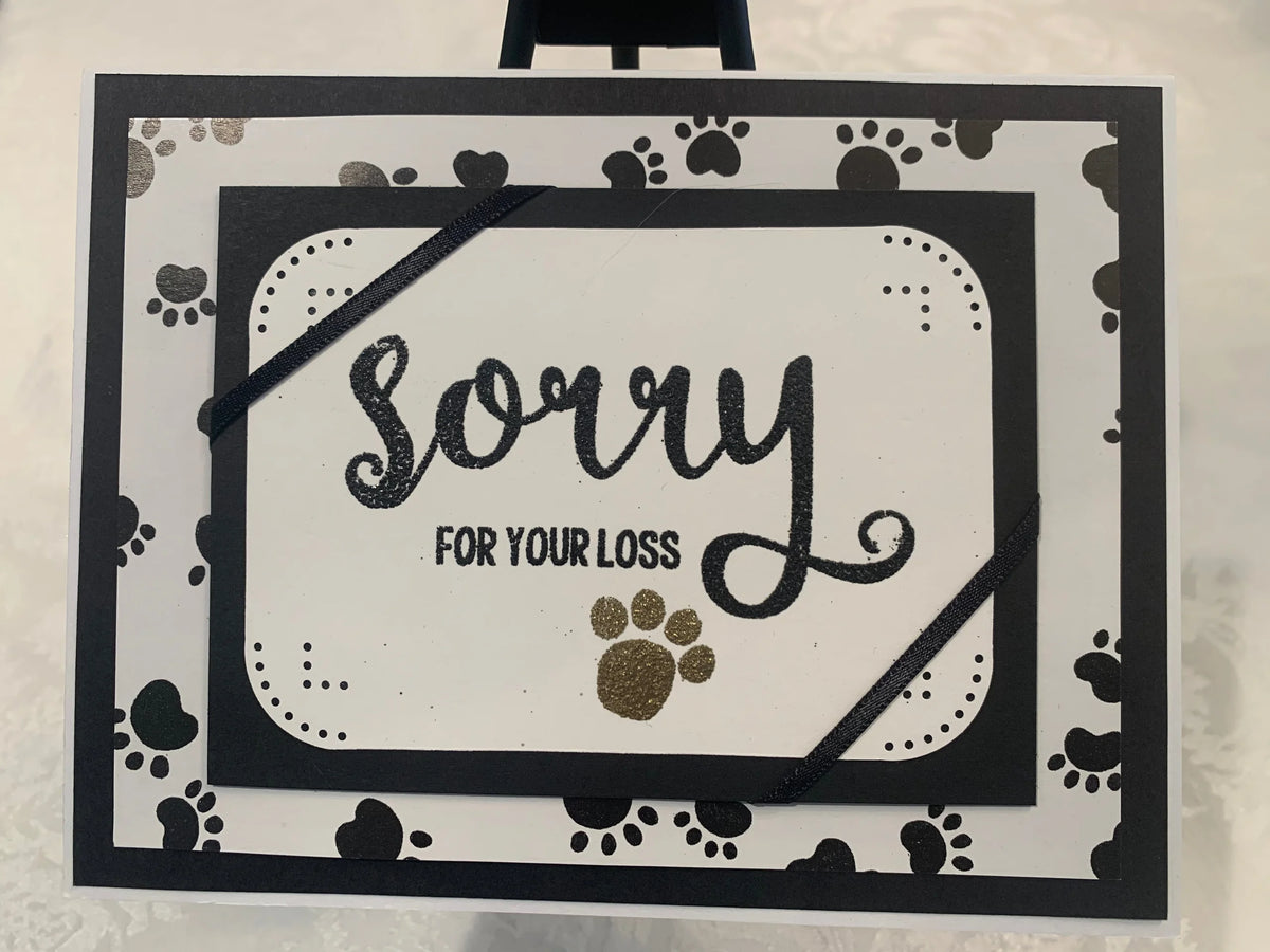 Loss of Pet Sympathy Greeting Card