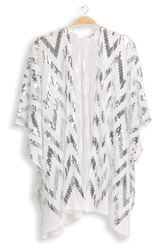 The Valencia Sequin Kimono - Assorted Colors