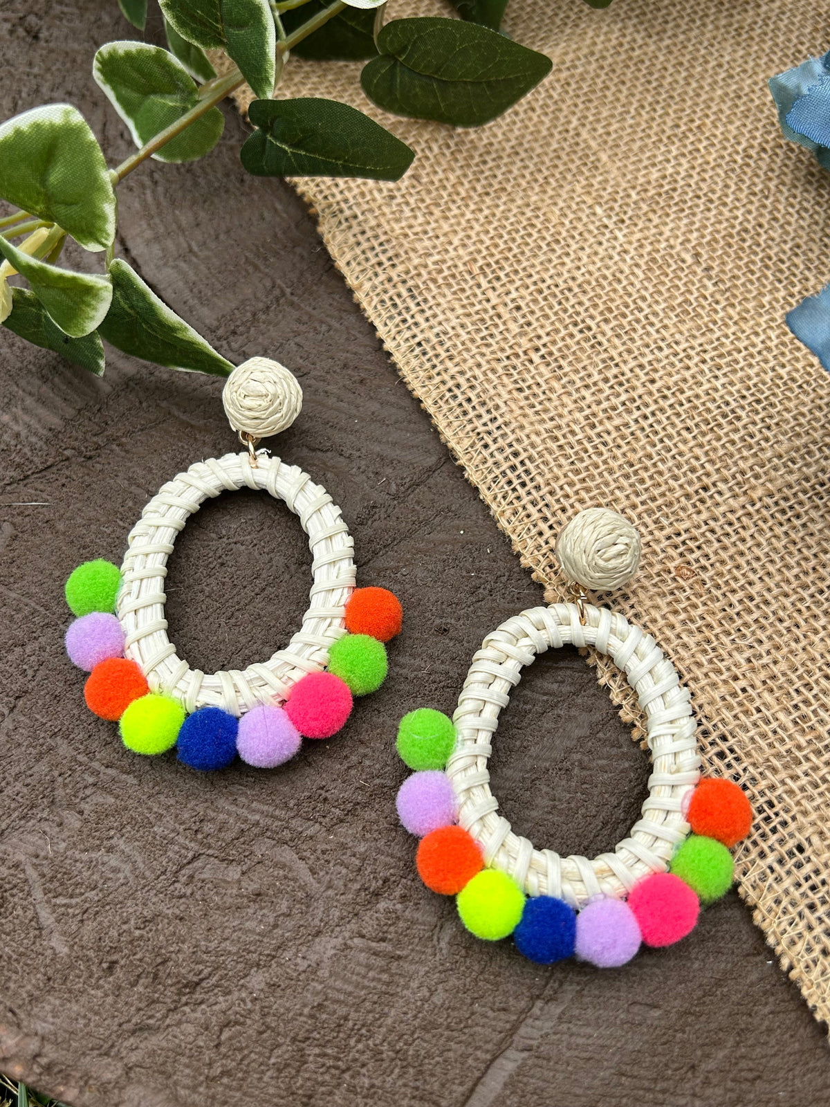 The Pom Pom Earring