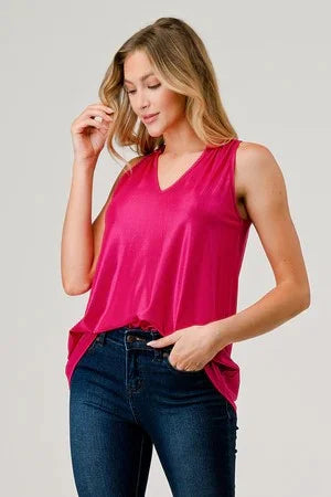 The Shimmery Tank - Assorted Colors