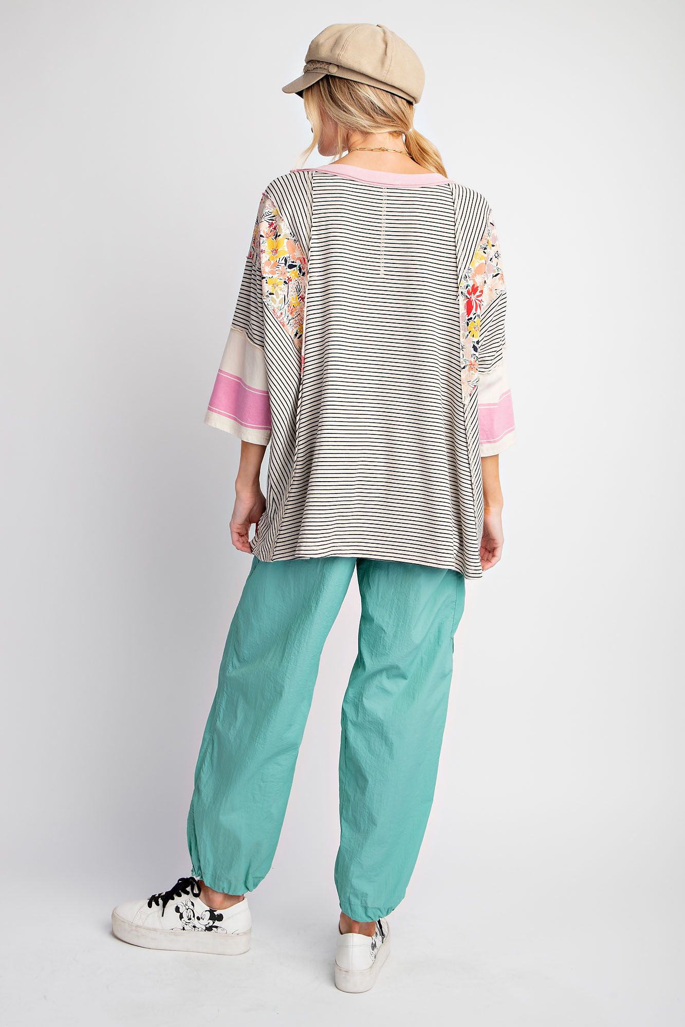 The Susanna Mix Print Knit Top - Plus Sizes