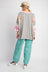 The Susanna Mix Print Knit Top - Plus Sizes