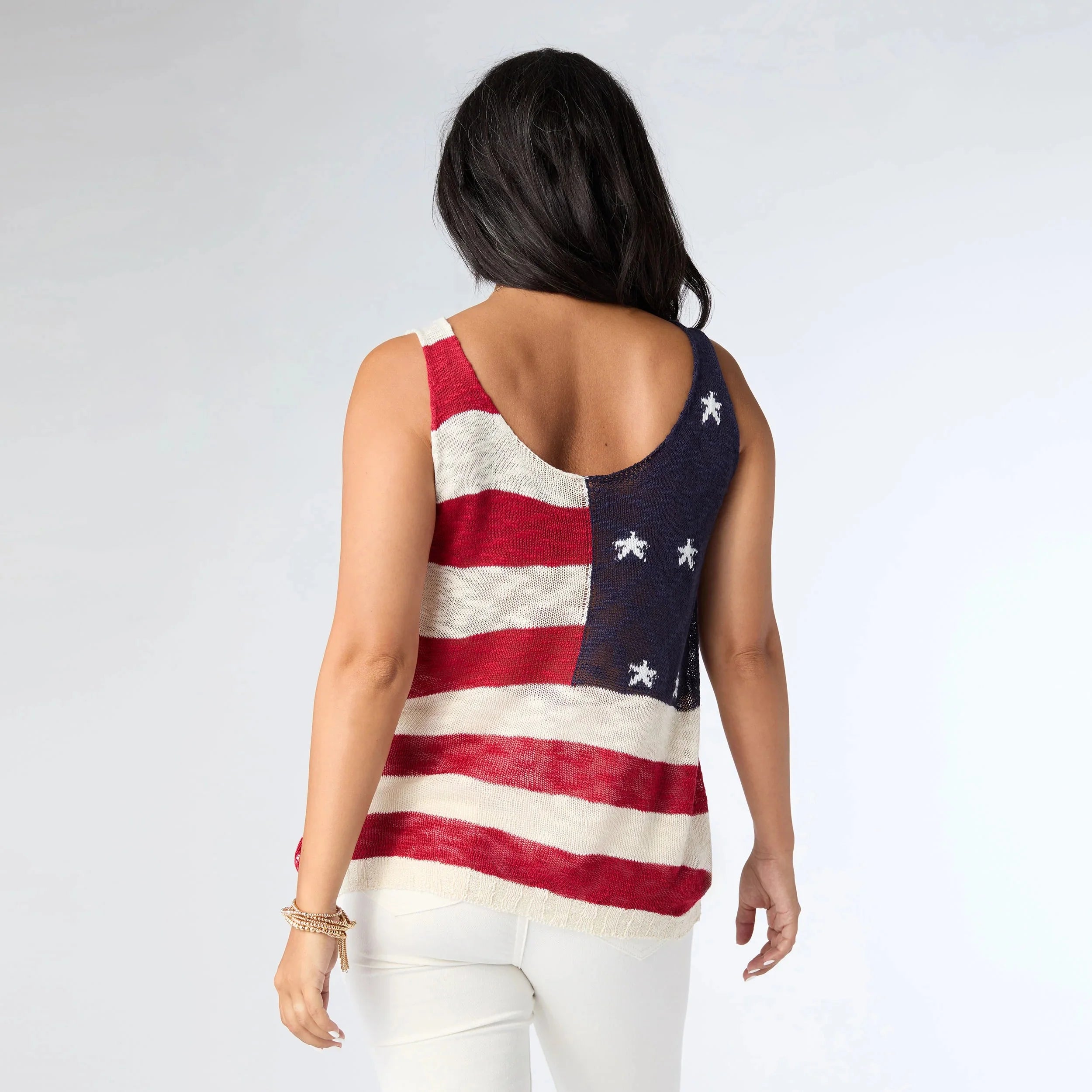 Americana Knit Tank Top