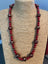 The Red Velvet Necklace & Earring Set