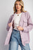 Lovely Lady Cotton Gauze Button Down Shirt - Plus Size