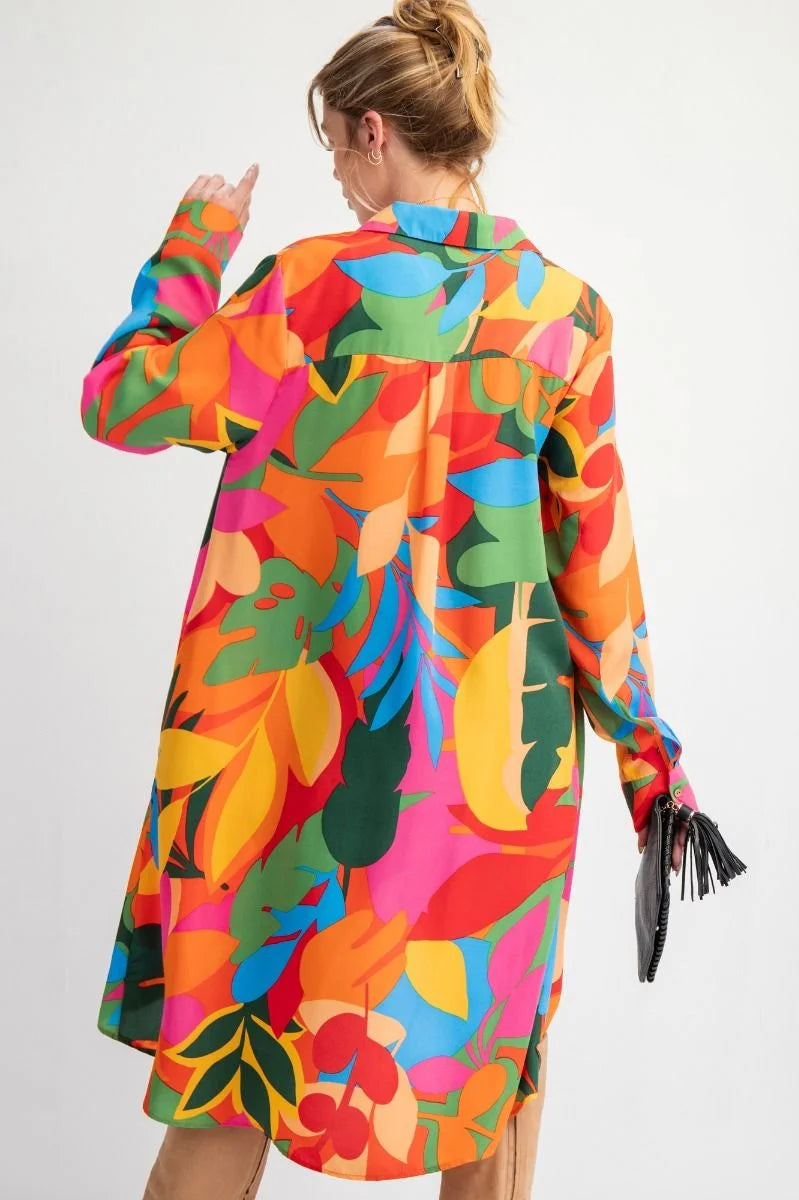 The Celebration Shirt Dress - Plus Sizes