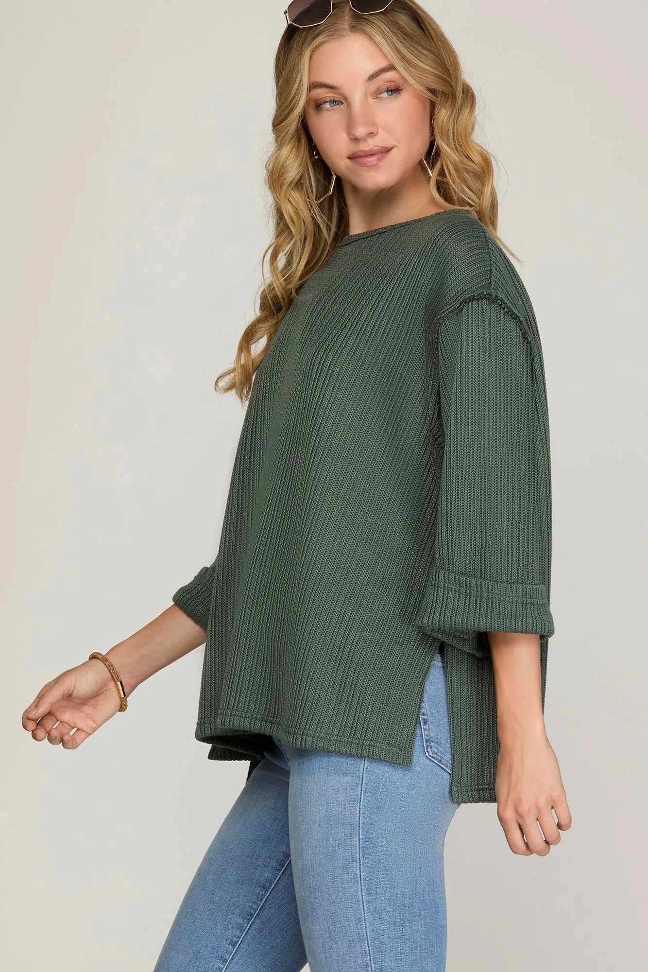 Get Up and Go Knit Top