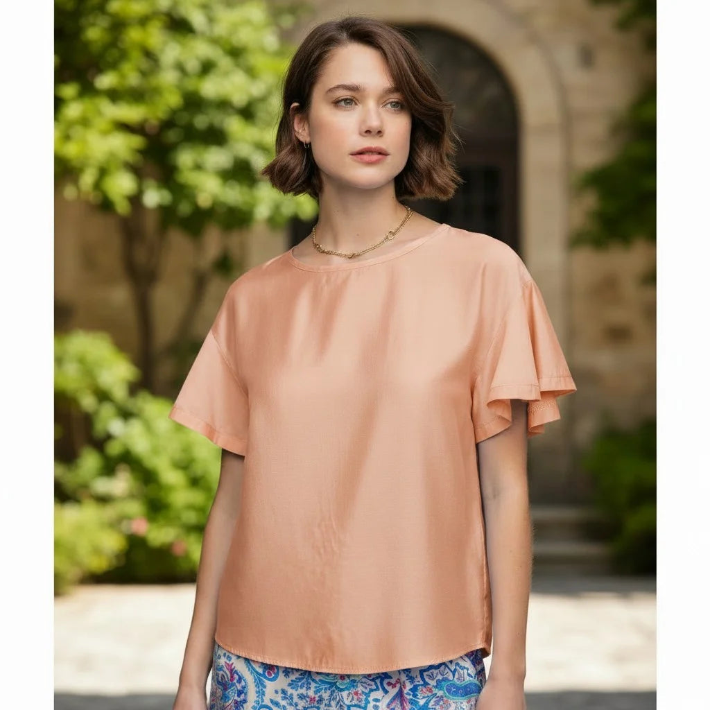 The Tracy Satin Blouse - Assorted Colors