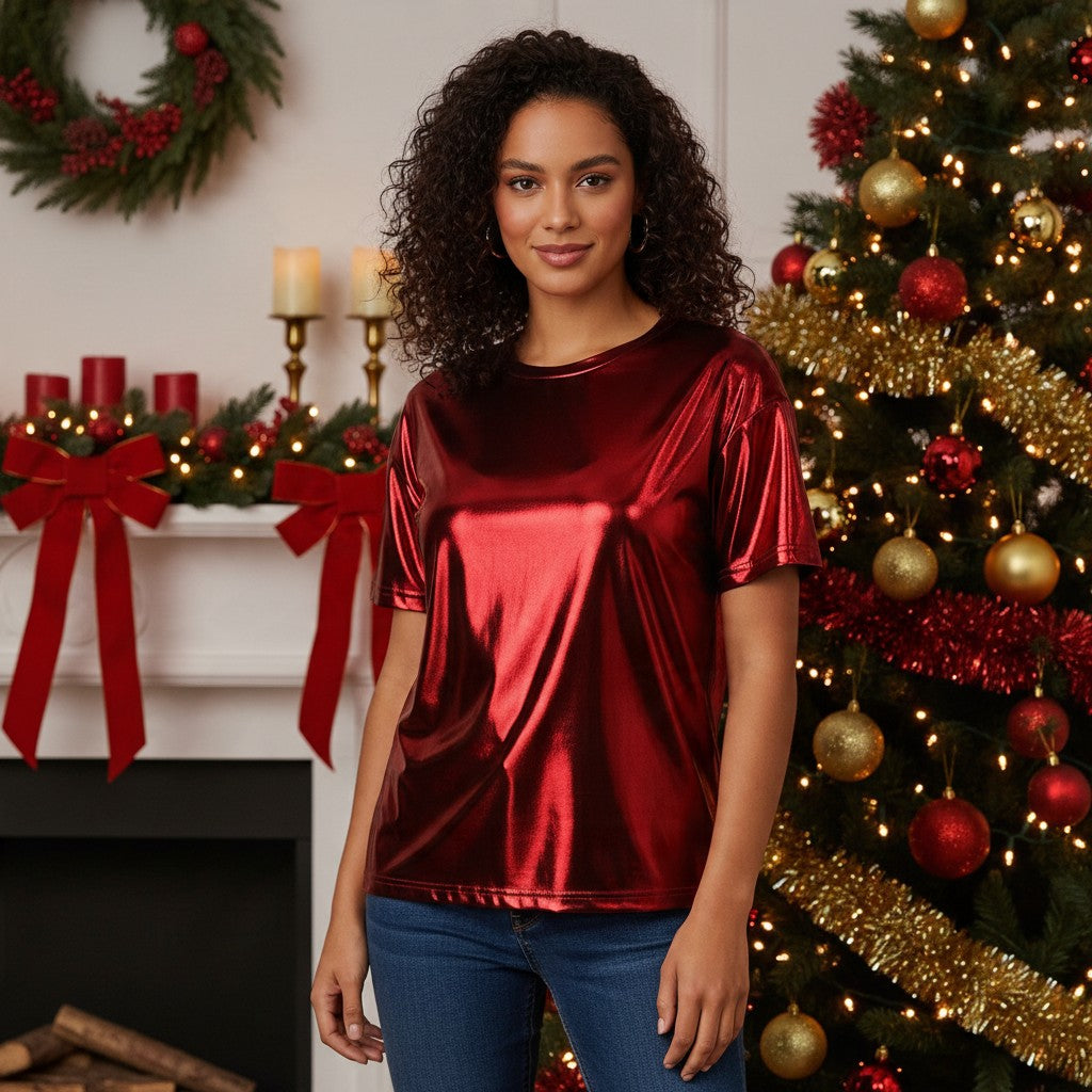 Metallic Tee Shirts