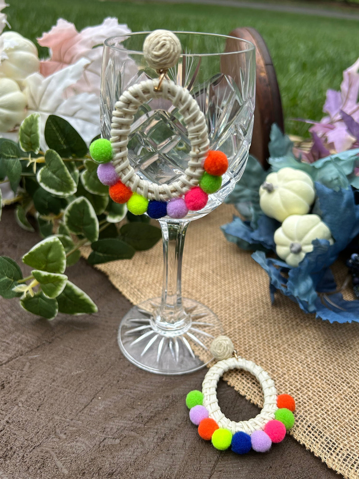 The Pom Pom Earring