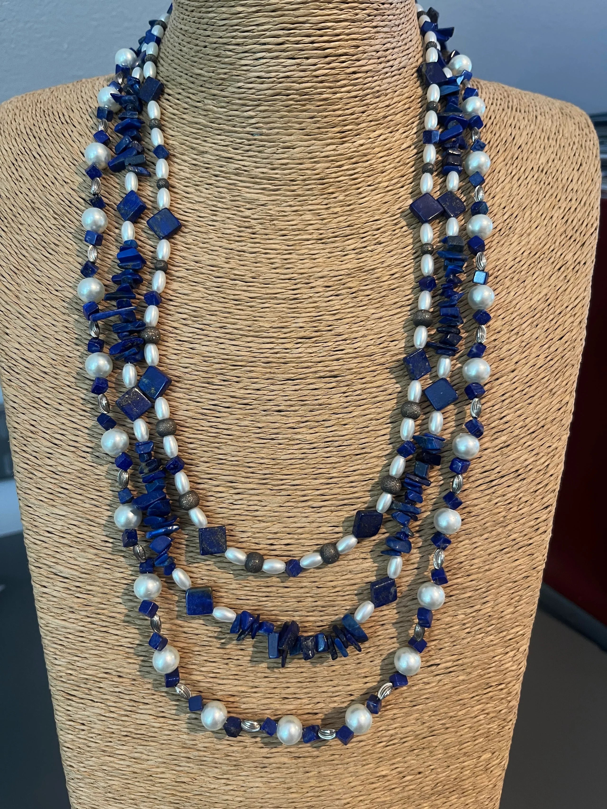 Lovely in Lapis Necklace