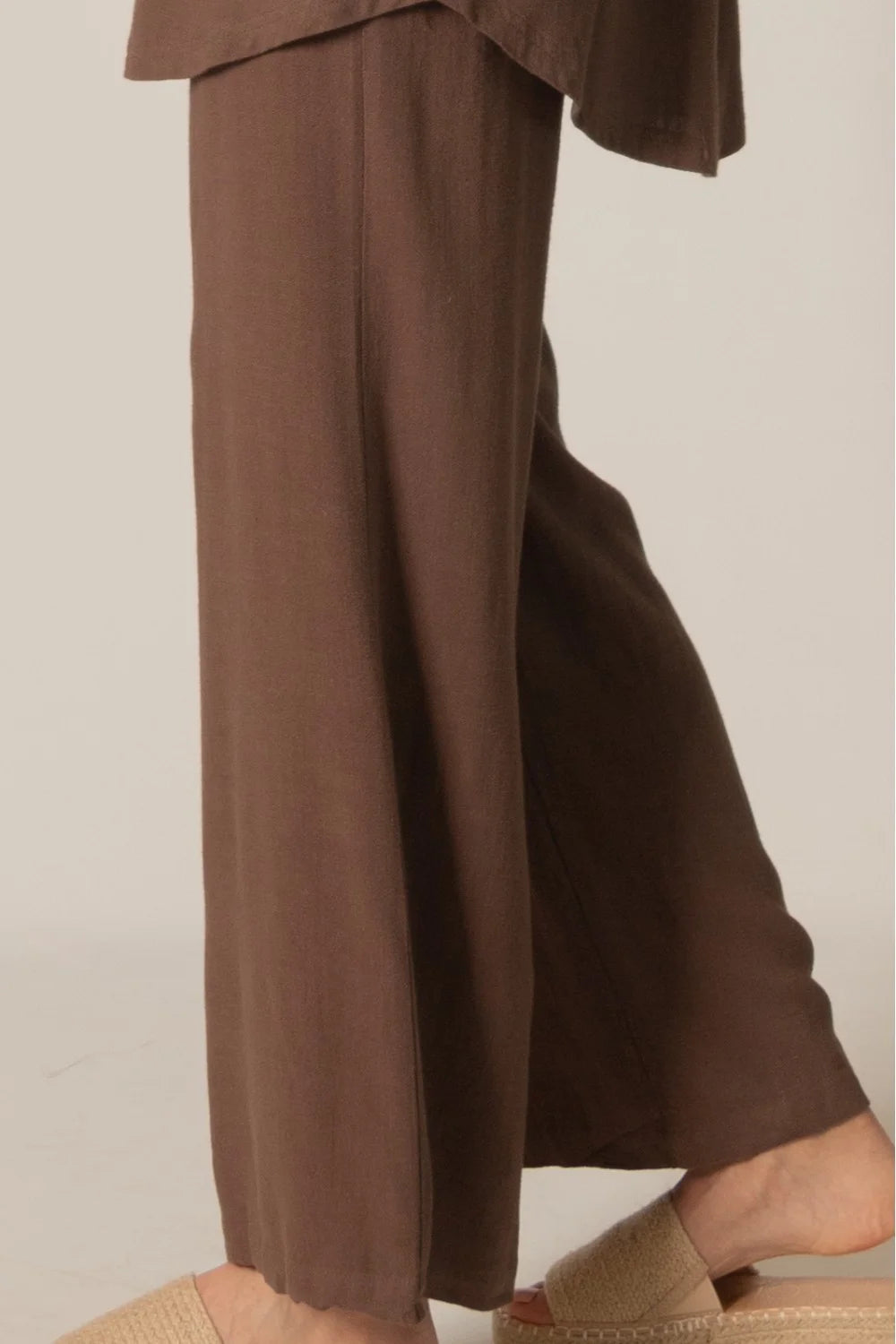 Cocoa Bliss Linen Pants