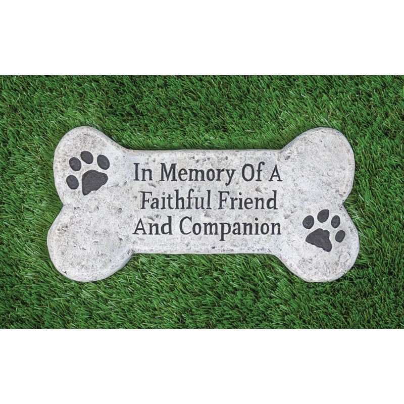 Furbaby Bone Memorial Garden Stone