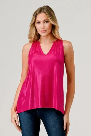 The Shimmery Tank - Assorted Colors