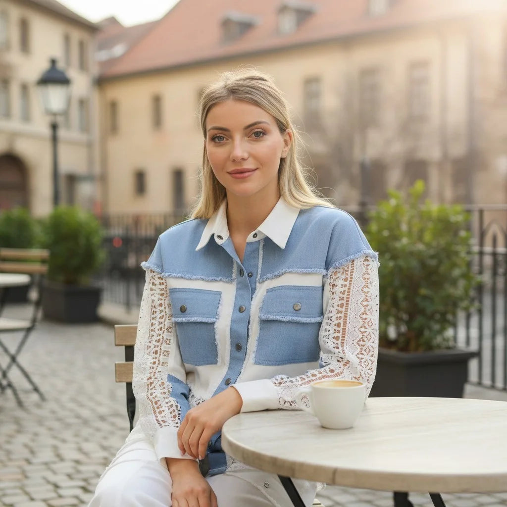The Denim and Lace Shirt