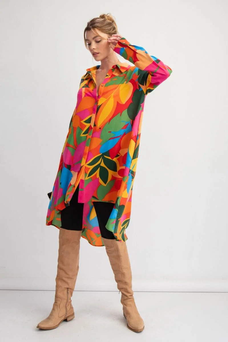 The Celebration Shirt Dress - Plus Sizes