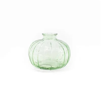Light Green Glass Bottle Vases - Assorted Styles