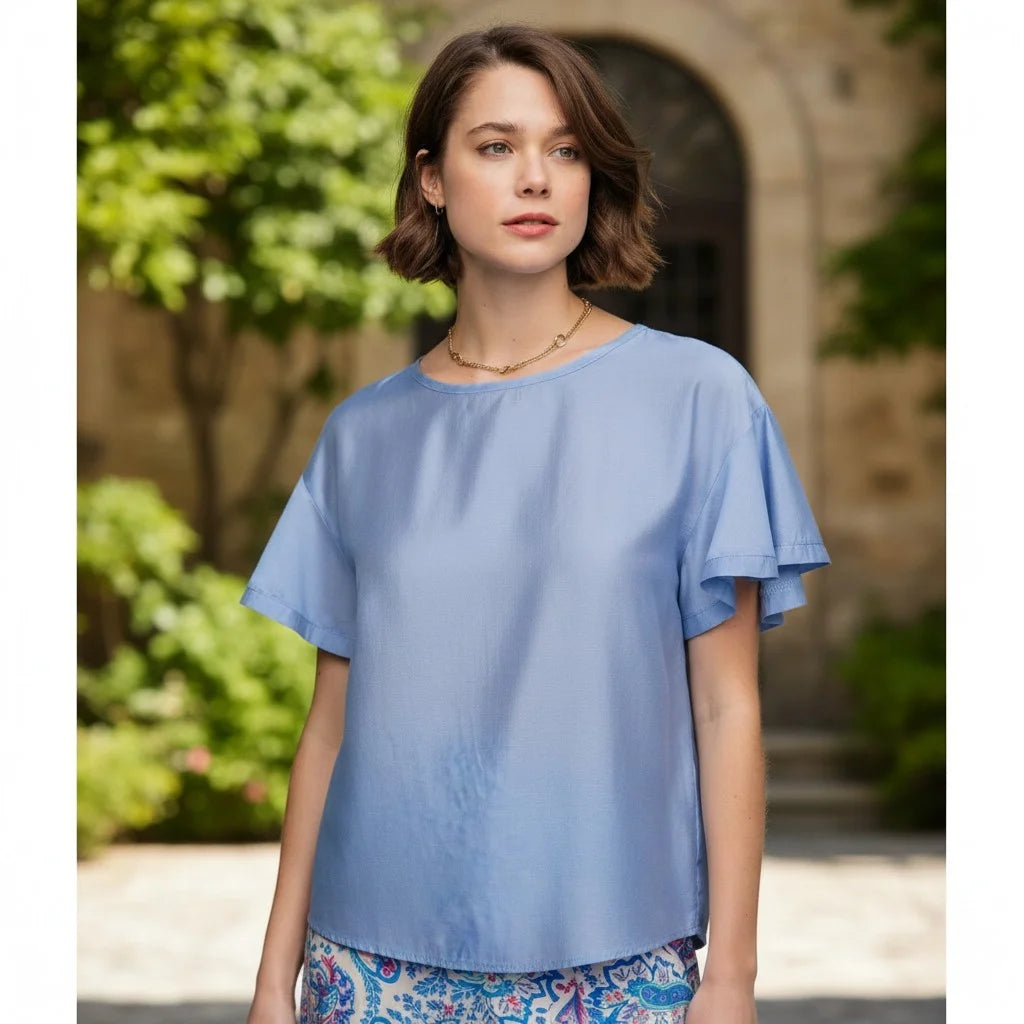 The Tracy Satin Blouse - Assorted Colors
