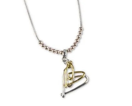 I Love You Always Double Heart Necklace