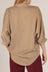 The Willow Satin Billowy Sleeve Button Up Shirt Blouse
