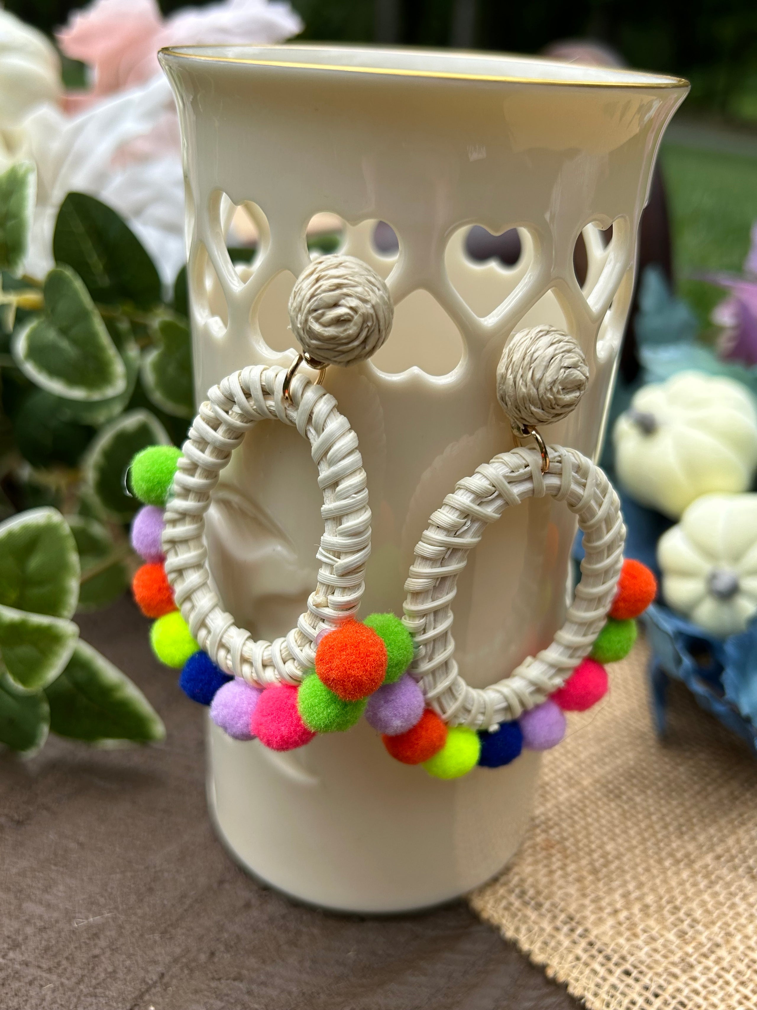 The Pom Pom Earring