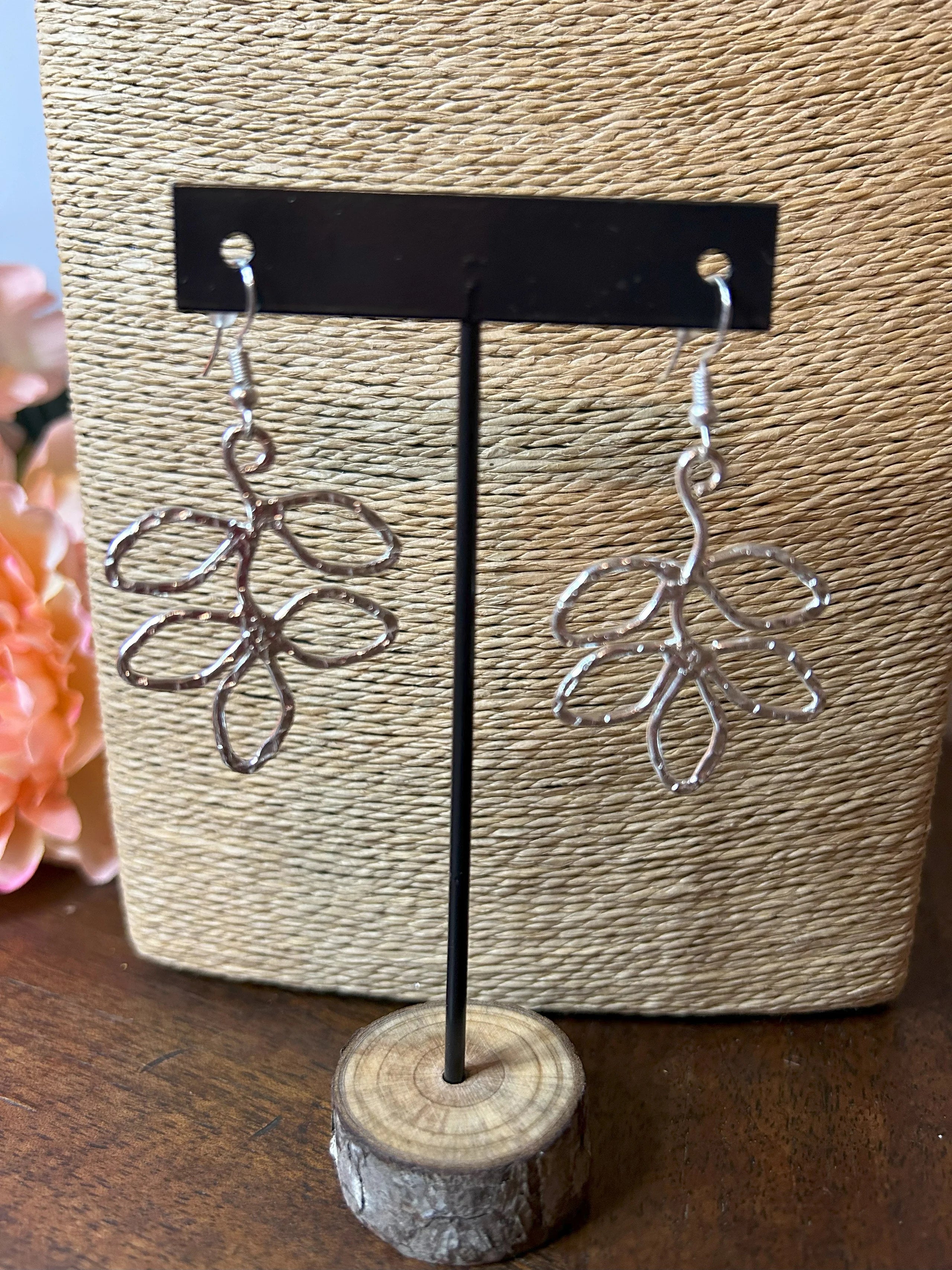 Leaves of Silver Earrings & Necklace