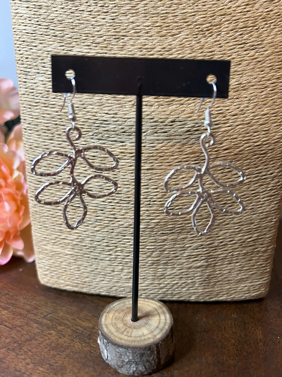Leaves of Silver Earrings & Necklace