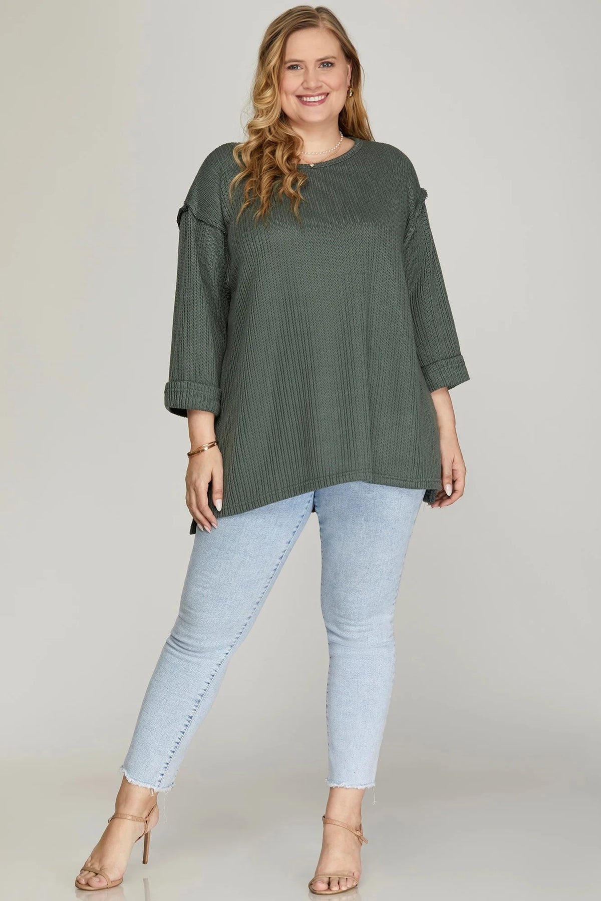 Get Up and Go Knit Top