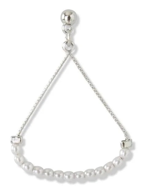 Teardrop Pearl Earrings - Assorted Colors