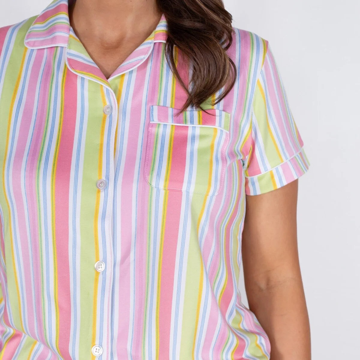Janie Striped Pajama Sleep Set