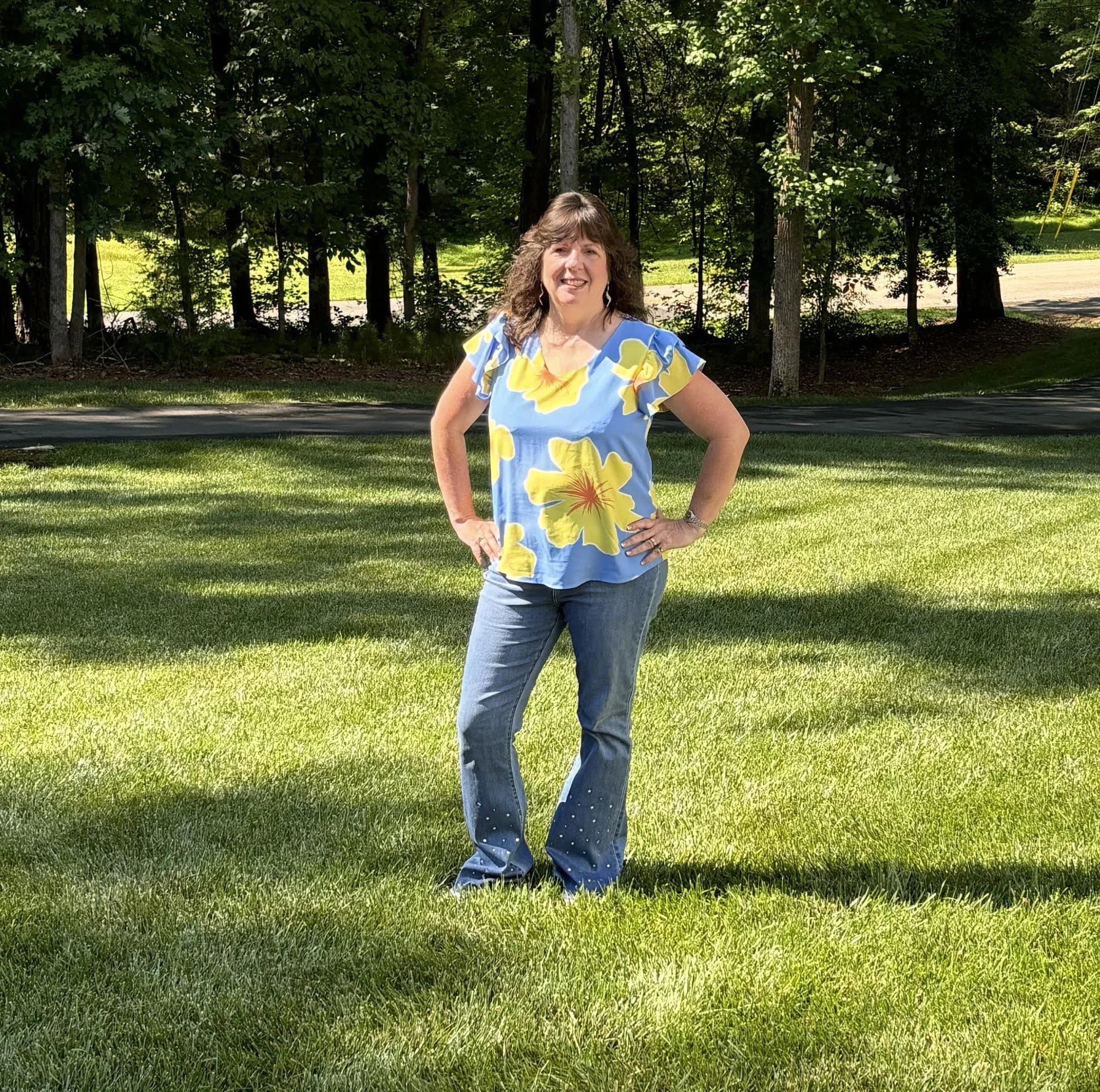 The Bella Rhinestone Denim Jeans