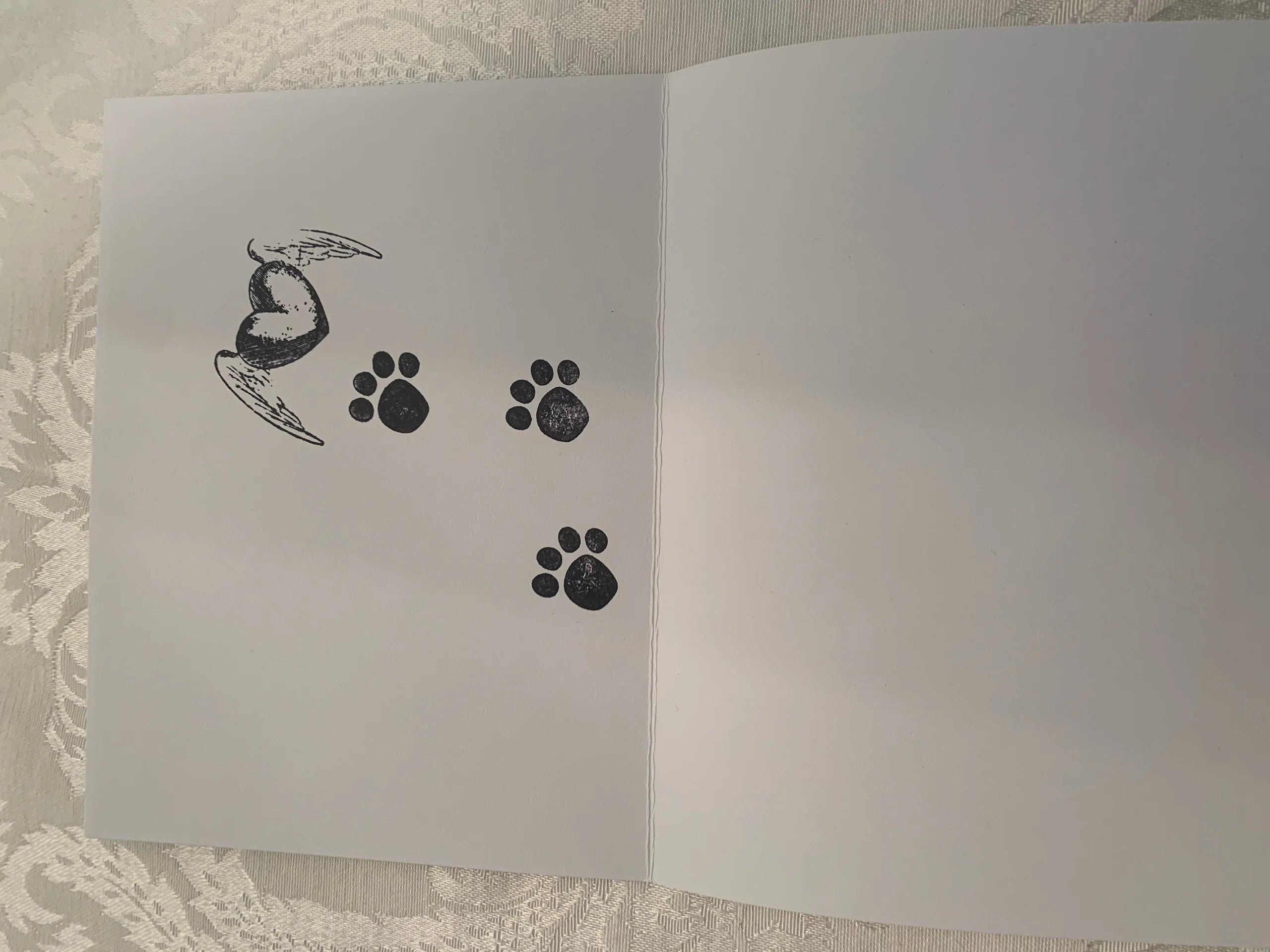 Loss of Pet Sympathy Greeting Card