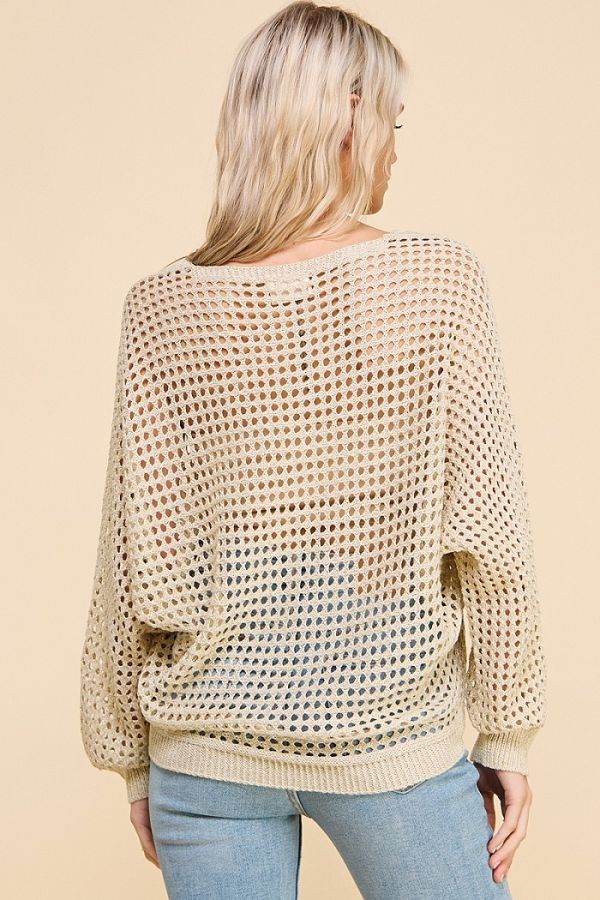 The Golden Weave Sweater