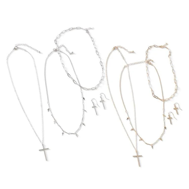 Blessings of Three Necklace & Earring Set