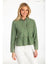 The Peplum Denim Jacket - Assorted Colors