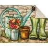 Garden Scene Kitchen Towel